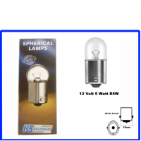 KS Equipment Kugellampe 12 Volt 5 Watt  BA15s  R5W