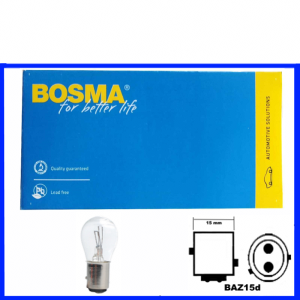 Bosma Kugellampe 12 Volt 21/4 Watt P21/4W BAZ15d
