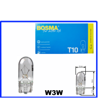 Bosma Glassockellampe 12 Volt 3 Watt W3W T10