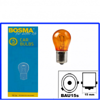 Bosma Kugellampe 12 Volt 21 Watt PY21W BAU15s amber orange