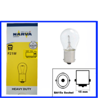 Narva Glühlampe 24 Volt 21 Watt Heavy Duty BA15s P21W