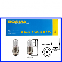 Bosma Kugellampe 6 Volt 2 Watt BA7s