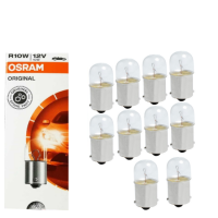 10 Stück Osram Kugellampen 12 Volt 10 Watt BA15s R10W