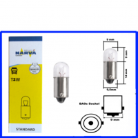 Narva Kugellampe 24 Volt 2 Watt BA9s T2W