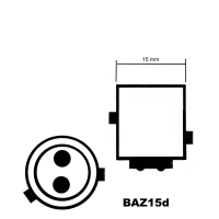 10 Stück Hella Kugellampe 12 Volt 21/4 Watt P21/4W BAZ15d